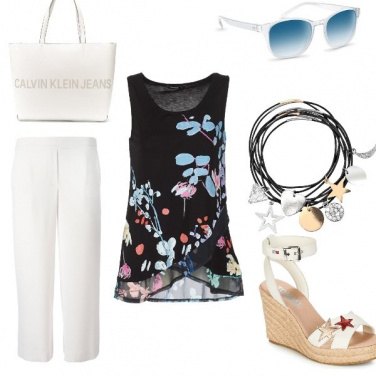 Outfit Fresca e floreale
