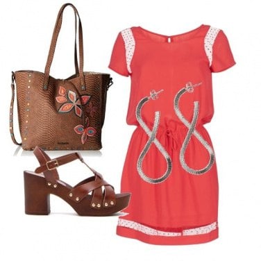 Outfit Il vestito rosso