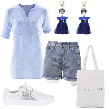 Outfit Azzurro estivo