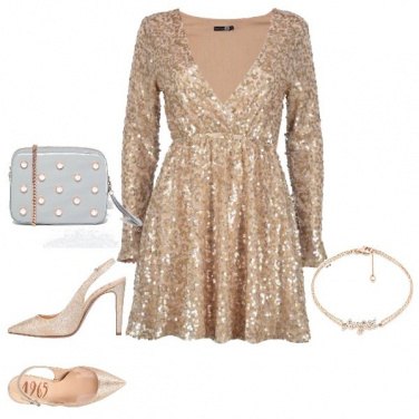 Outfit Abito luminoso Trendy Party