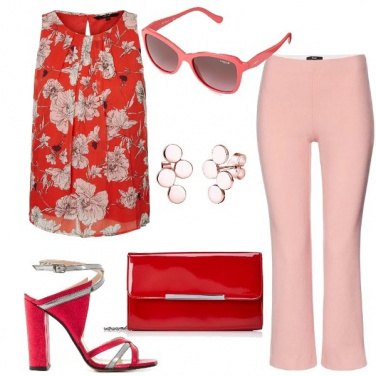 Outfit Il top a fiori