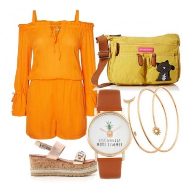 Outfit Orange, stile energetico