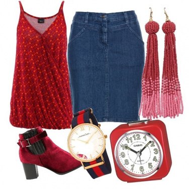 Outfit Fashion, con la gonna di jeans