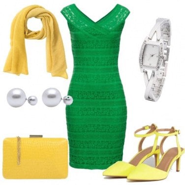 Outfit Verde e giallo