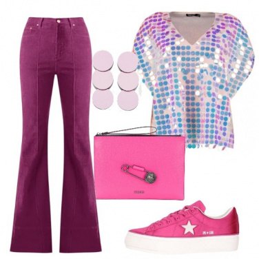 Outfit Sneakers fucsia
