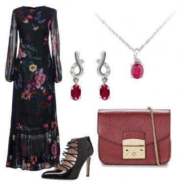Outfit Lungo in fiore