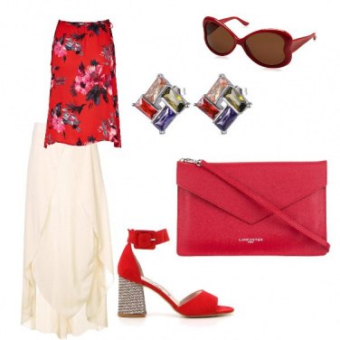 Outfit La gonna color panna