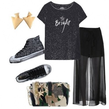 Outfit Trendy in nero