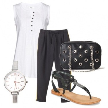 Outfit Bianco e nero