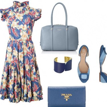 Outfit Dettagli in azzurro