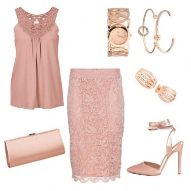 Outfit Rosa cipria