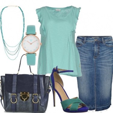 Outfit La gonna jeans