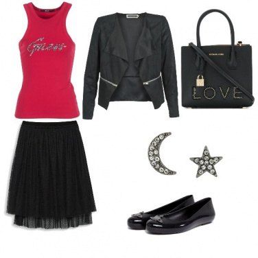Outfit Cuore rock