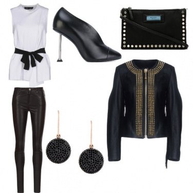 Outfit Bianco e nero