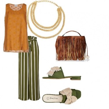 Outfit La borsa con le frange