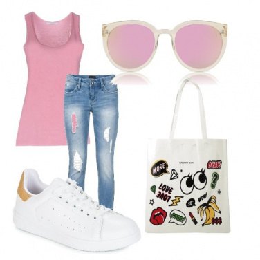 Outfit Scuola look
