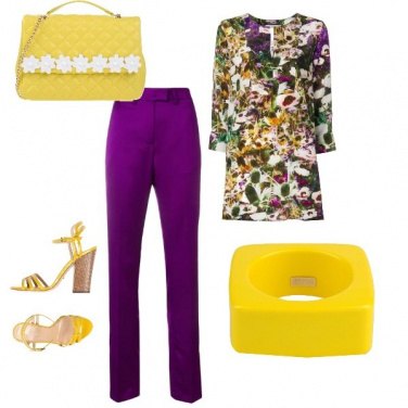 Outfit Accessori colore del sole.
