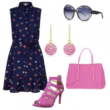 Outfit Chemisier blue