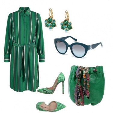 Outfit Chemisier e animalier