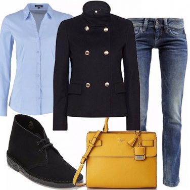 Outfit Un tocco di giallo
