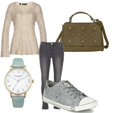 Outfit Scuola look