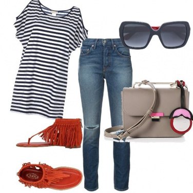 Outfit Le scarpe con le frange