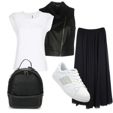 Outfit La mia t-shirt bianca