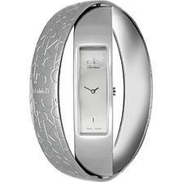 Orologio con cinturino in acciaio inox argento Calvin Klein grigio