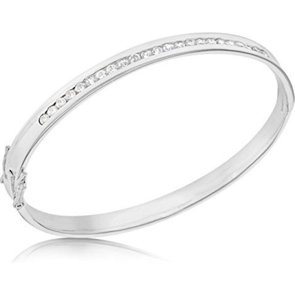 Bracciale in sterling 925 ipoallergenico argento e bianco Tuscany Silver bianco