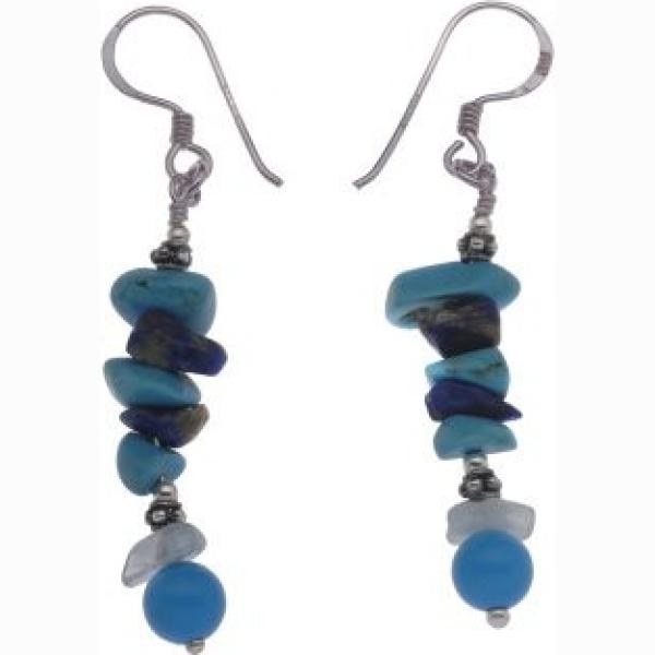 Orecchini pendenti in sterling 925 argento Adara