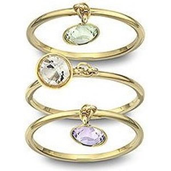 anelli Swarovski bianco