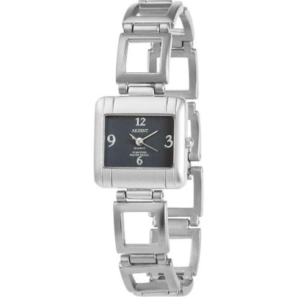Orologio con cinturino argento Akzent grigio