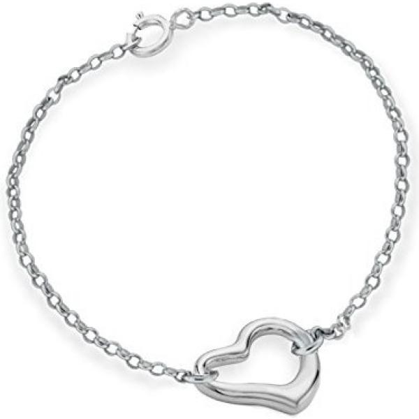 Bracciale in sterling 925 ipoallergenico argento e bianco Tuscany Silver bianco