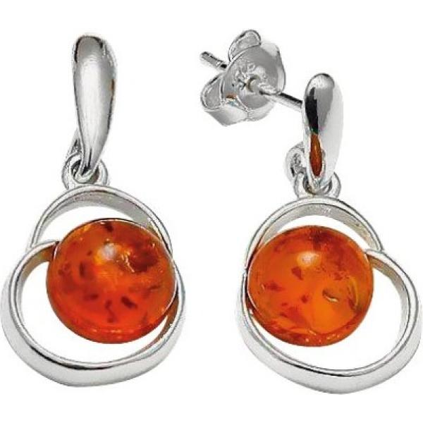 orecchini Nature dAmbre arancione