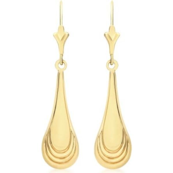 Orecchini pendenti in oro giallo 9ct Carissima Gold giallo