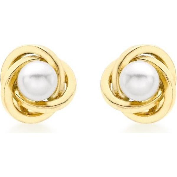 Orecchini a goccia in oro giallo 9ct Carissima Gold giallo