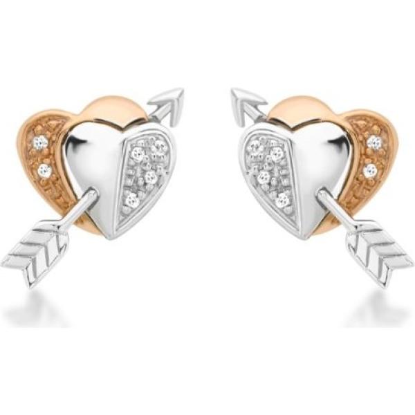 Orecchini a perno oro Carissima Gold multicolore