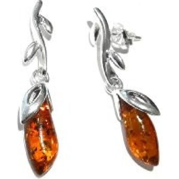 Orecchini pendenti in sterling 925 argento Gold Major