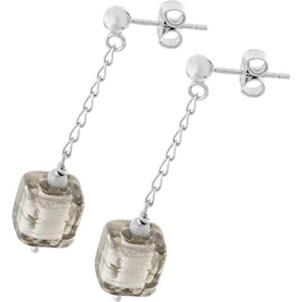 Orecchini pendenti con zirconia in sterling 925 argento Orphelia