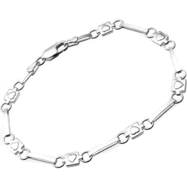 Bracciale in sterling 925 certificato autenticità argento e giallo e oro Citerna giallo