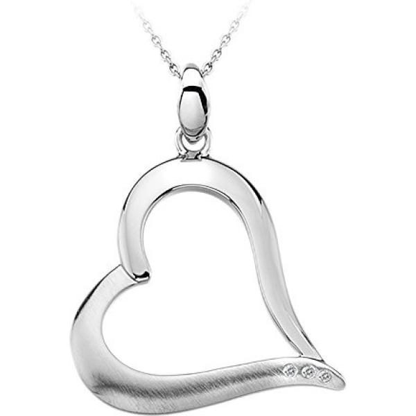 Collana in sterling 925 argento Lily and Lotty grigio