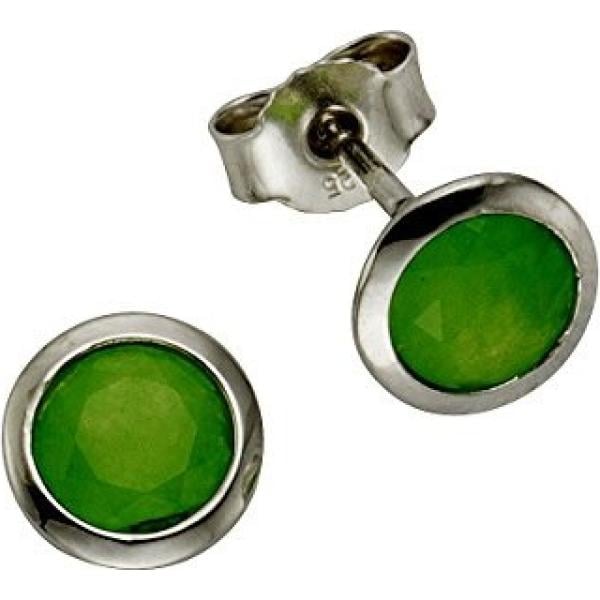 Orecchini con zirconia in sterling 925 argento e multicolore ZEEme grigio