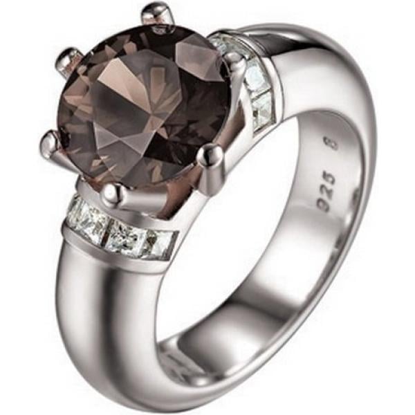 Anello con zirconia in sterling 925 argento ESPRIT Collection