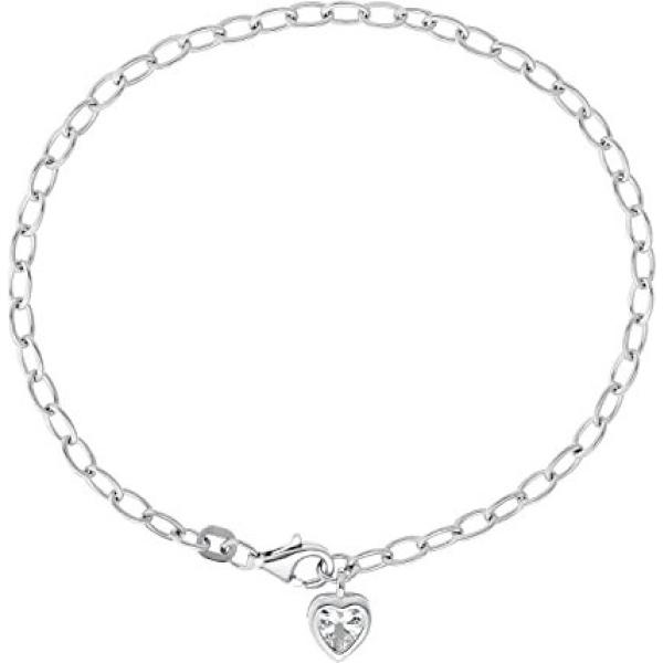braccialetti con ciondoli Amor bianco