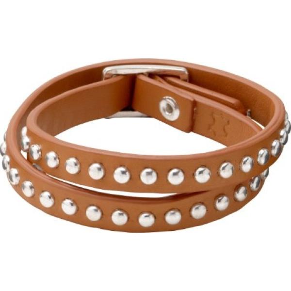 Bracciale in ottone marrone Pilgrim grigio