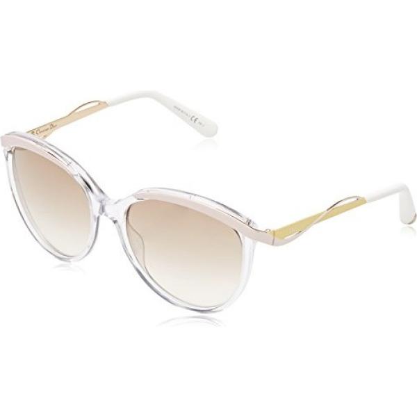 Occhiali da sole lenti a specchio multicolore e argento Christian Dior multicolore