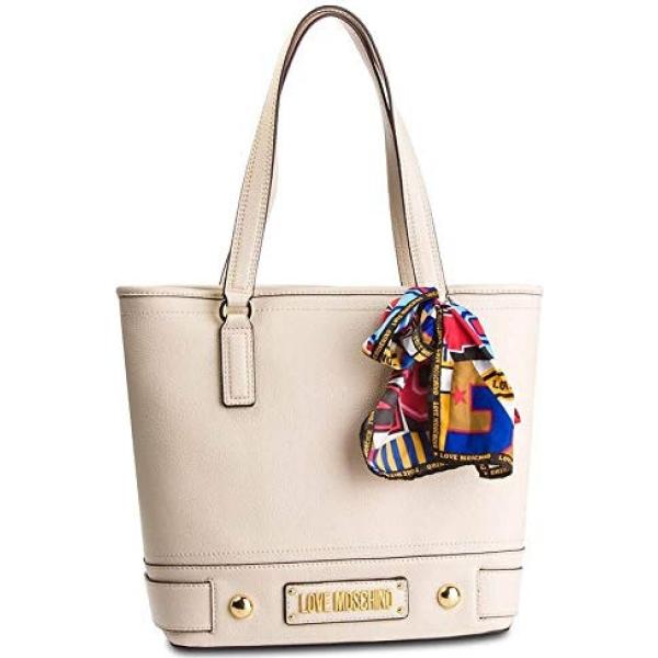 Borsa a mano tote avorio Pollini bianco