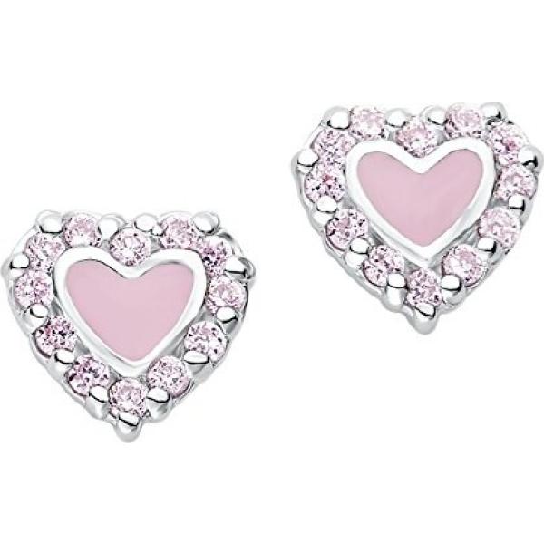 Orecchini a perno argento e rosa Prinzessin Lillifee rosa