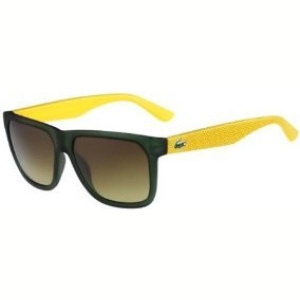 Occhiali da sole unisex-adulto giallo e oliva Lacoste giallo