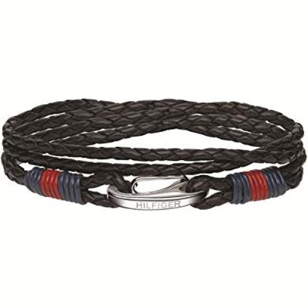 braccialetti Tommy Hilfiger nero con stampe